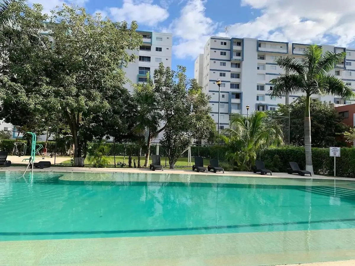 הוילה קנקון Exclusive Building 6 People 3 Cable Televisions 2 Swimming Pools Balcony,